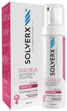 SOLVERX Sensitive Skin Pianka do higieny intymnej 200ml