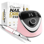 Clavier FX830 Frezarka kosmetyczna do paznokci manicure 65W - Różowa