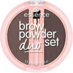 Essence Brow Powder Duo Set Puder do brwi z pędzelkiem - 03 Dark 1,8g