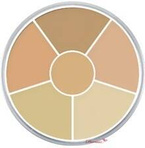 KRYOLAN 9086 PALETA 6X KOREKTOR NO.0