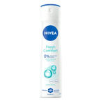 Nivea Women Fresh Comfort 0% Aluminium (ACH) 48H Antyperspirant spray 150ml