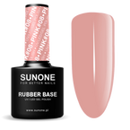 SunOne  Rubber Base Kauczukowa baza hybrydowa Pink #08 12g