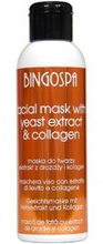 BingoSpa Maska drożdżowa do twarzy z kolagenem 150g