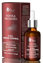 Ava Koktajl młodości S.O.S Sebum Kontrol Regulacja wydzielania sebum 30ml [DATA WAŻNOŚCI 04.2026]
