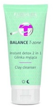 FLOSLEK Balance T-zone 2in1 Glinka myjąca do twarzy 125ml