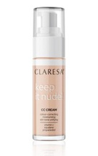 CLARESA Keep It Nude Nawilżający krem-podkład wyrównujący koloryt cery 104 Nude 33g
