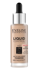 Eveline Cosmetics Liquid Control HD Matujący podkład z niacynamidem do twarzy - 035 Natural Beige 30ml