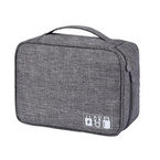 ECARLA Organizer podróżny kosmetyczka rozkładana - szara