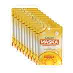 Clavier Vitamina C Maska w płachcie rozświetlająca - Blask&rozświetlenie 10x25ml