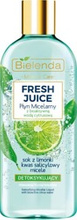 Bielenda FRESH JUICE Detoksykujący płyn micelarny Limonka 500ml