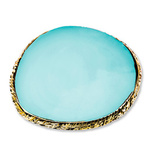 Clavier Kamień żywiczny do mieszania lakierów ozdób żeli paletka na klej do rzęs – niebieski