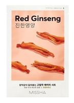 Missha Airy Fit Sheet Mask Red Ginseng Odżywcza maska w płachcie Czerwony żeń-szeń 19g