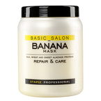 STAPIZ BASIC SALON BANANA Maska bananowa do włosów 1000ml