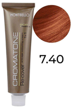 Montibello Cromatone Re-Cover Krem koloryzujący do włosów anti-age 7.40 Fire Cooper 60g