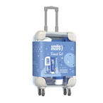HiSkin Smile More Travel Set Mini Dental Zestaw podróżny walizka - Pasta do zębów 30ml + Płyn do płukania jamy ustnej 60ml + Składana szczoteczka do zębów