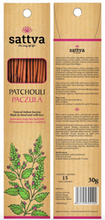 SATTVA Naturalne indyjskie kadzidło - paczula 30g