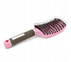 Deni Carte Boar Vent Szczotka do włosów z włosiem dzika - różowa