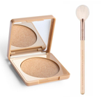 PAESE Wonder Glow Highlighter Rozświetlacz 7,5g + Boho Beauty x Komunikatywnie pędzel K5 MD22