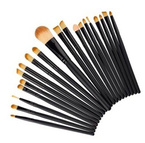 Lelani Zestaw pędzli do makijażu 20 szt Czarne