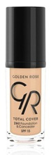 Golden Rose Total Cover 2 in 1 Foundation & Concealer Kryjący podkład i korektor 2w1 02 Ivory