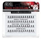 Ardell Duralash Knot Free Triple Short Black Kępki krótkich rzęs bez węzełków czarne Short 56 sztuk