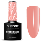 SunOne Rubber Base Kauczukowa baza hybrydowa Peach #01 12g