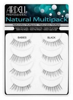 Ardell Natural Multipack Zestaw sztucznych rzęs w pasku Babies Black 4 PARY
