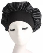 Deni Carte Czepek satynowy Czarny