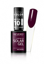Revers Solar Gel Lakier do paznokci efekt lakieru hybrydowego - 36 Tawny Port 10ml