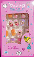 Deni Carte Magic Miss Tips Samoprzylepne paznokcie dla dzieci #399 MIŚ - 24 sztuki