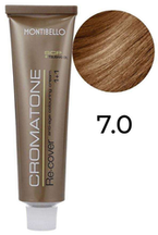 Montibello Cromatone Re-Cover Krem koloryzujący do włosów anti-age 7.0 Natural Medium Blonde 60g