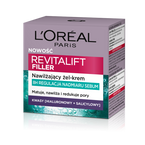 Loreal Revitalift Filler Nawilżający żel-krem do twarzy z kwasem hialuronowym i salicylowym - Matuje, nawilża i redukuje pory 50ml