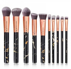 Zestaw do makijażu 10szt black/gold