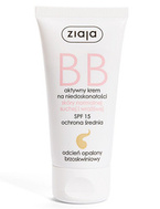 Ziaja BB Aktywny krem na niedoskonałości - OPALONY BRZOSKWINIOWY skóra normalna, sucha i wrażliwa SPF15 50ml