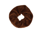 Gumka do włosów scrunchie - brązowa