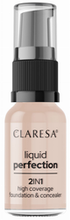 CLARESA Liquid Perfection Kryjący podkład i korektor 2w1 103 Cool Medium 18g