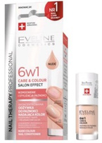 Eveline Cosmetics Odżywka do paznokci 6w1 Care&Colour nadająca kolor Nude 5ml