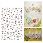 Deni Carte samoprzylepne naklejki na paznokcie Flower 149