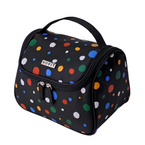 Noble Dots D002 Kosmetyczka z lusterkiem - kuferek XL