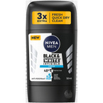 Nivea Men Black&White Invisible 48H Fresh Antyperspirant sztyft 50ml