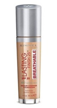 Rimmel Lasting Finish25h BREATHABLE Podkład do twarzy 400 Natural Beige 30ml