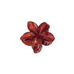 Spinka do włosów klamra kwiat - Ciemny brąz