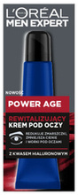 Loreal Men Expert Power Age Rewitalizujący krem pod oczy z kwasem hialuronowym 15ml