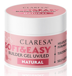 CLARESA Builder Gel UV/LED SOFT&EASY Żel budujący Natural 90g