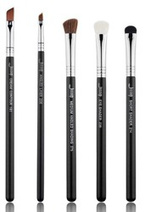 Jessup T302 Zestaw 5 pędzli do makijażu Black/Silver