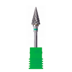 Sleek Shine Frez karbidowy do manicure - ostry szpic zielony