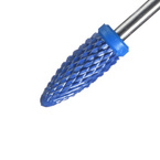 Clavier Frez ceramiczny do hybryd, żeli, akryli - LONG BULLET M - stożek niebieski
