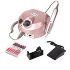 Frezarka kosmetyczna DM-202 do paznokci manicure 65W - RÓŻOWA
