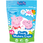 Peppa Pig Magiczne pianotwory poduszeczki piankowe do kąpieli 6x16g