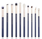Jessup T482 Zestaw 10 pędzli do makijażu Prussian blue/golden